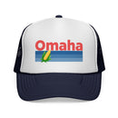 Omaha, Nebraska Retro Corn and Farm Trucker Hat-5