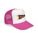 Pinnacles National Park Pennant Trucker Hat — Vintage Foam Mesh Cap-11