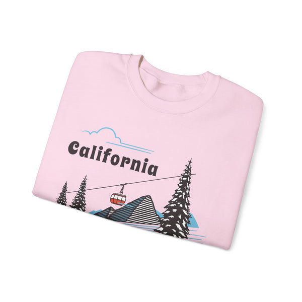 California Sweatshirt - Unisex Retro Ski Mountain Gondola California Sweatshirt