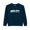 Iowa City, Iowa Toddler Sweatshirt - Iowa City Toddler Crewneck Sweatshirt