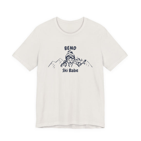 Bend, Oregon Ski Babe T‑Shirt - Retro Skiing Graphic Tee
