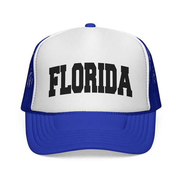 Florida Retro Collegiate Style Trucker Hat