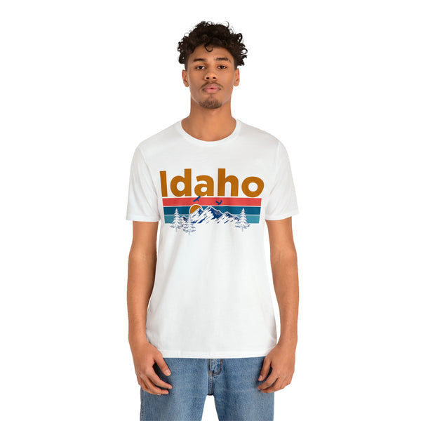 Idaho T-Shirt - Mountain Sunset Unisex Idaho Shirt