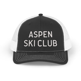 Aspen, Colorado Snapback Trucker Cap - Embroidered Aspen Hat - 0