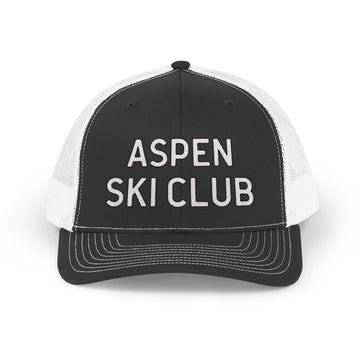 Aspen, Colorado Snapback Trucker Cap - Embroidered Aspen Hat - 0