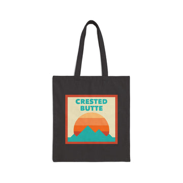 Crested Butte, Colorado Tote Bag, Cotton Canvas Tote Bag, Reusable Shopping Bag, Eco-Friendly Tote, Crested Butte, Colorado Gift - 0