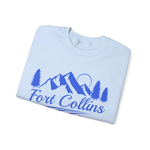 Fort Collins, Colorado Sweatshirt - Unisex Mountain Fort Collins Sweatshirt