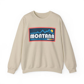 Montana Sweatshirt - Mountain Graphic Crewneck - 0