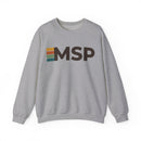 Minneapolis, Minnesota MSP Retro Stripe Sweatshirt-3