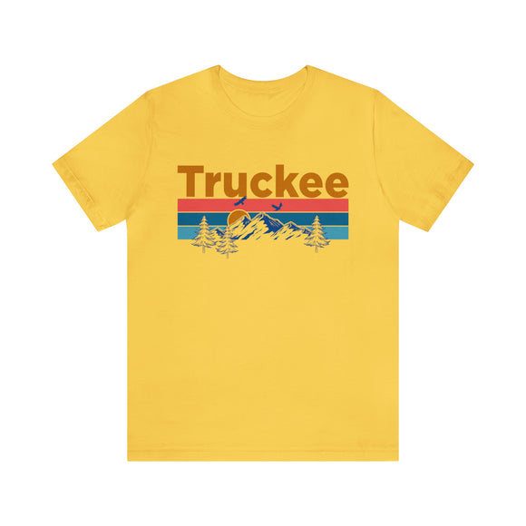 Truckee, California Shirt - Mountain Sunset Unisex Truckee T-Shirt