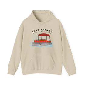 Buy sand Lake Norman, North Carolina Hoodie - Unisex Ski Lift Lake Norman