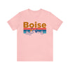 Boise, Idaho Shirt - Mountain Sunset Unisex Boise T-Shirt