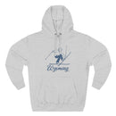 Premium Wyoming Vintage Snow Ski Hoodie-2