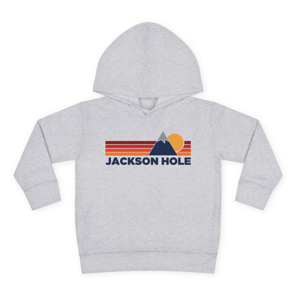 Jackson Hole, Wyoming Toddler Hoodie - Unisex Mountain Jackson Hole Pullover Sweatshirt, Kids Hooded Jumper, Wyoming Souvenir