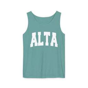 Alta, Utah Tank Top Unisex | Comfort Colors - 100% Cotton - 0