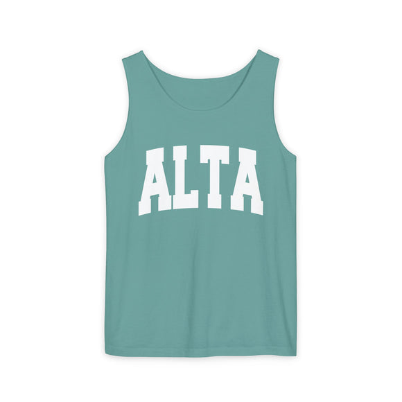 Alta, Utah Tank Top Unisex | Comfort Colors - 100% Cotton