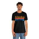 Alaska T-Shirt - Mountain Sunset Unisex Alaska Shirt-35