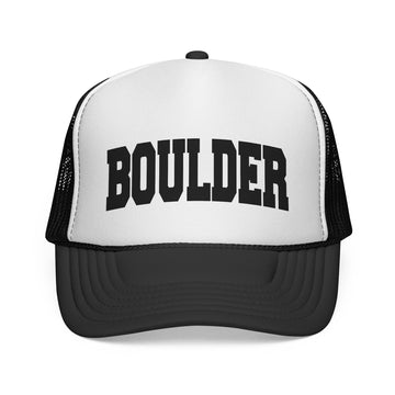 Boulder, Colorado Collegiate Style Trucker Hat - 0