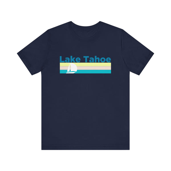 Lake Tahoe, California T Shirt - Sailboat Graphic Tee