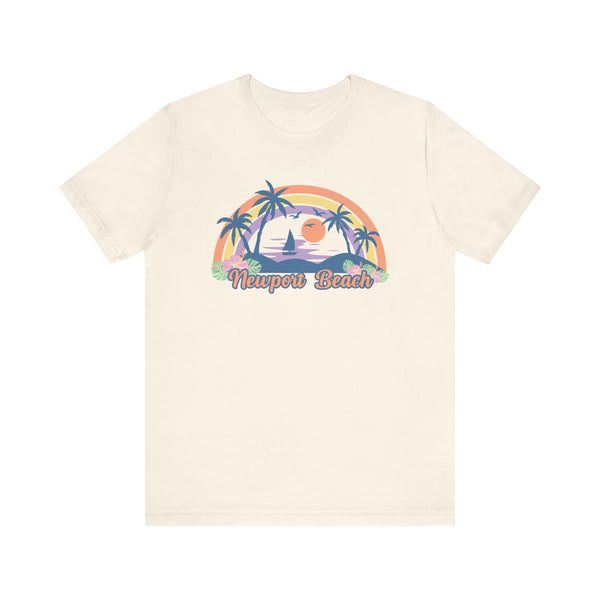 Newport Beach, California T-Shirt - Retro Beach Unisex Newport Beach Shirt