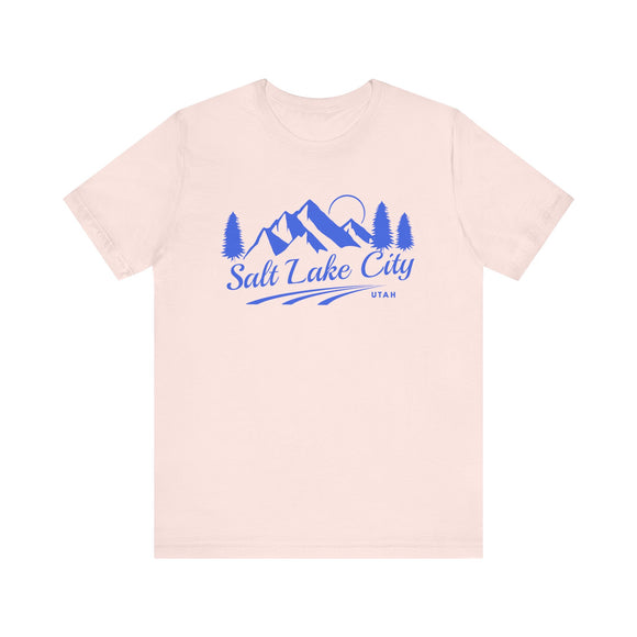 Salt Lake City, Utah T-Shirt - Retro Mountain Unisex Salt Lake City Shirt