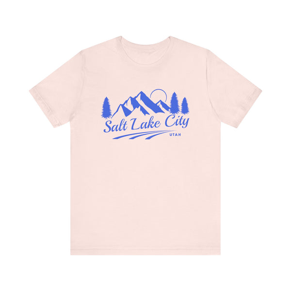 Salt Lake City, Utah T-Shirt - Retro Mountain Unisex Salt Lake City Shirt