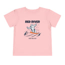 Red River, New Mexico Yeti Snowboard Toddler Tee-6