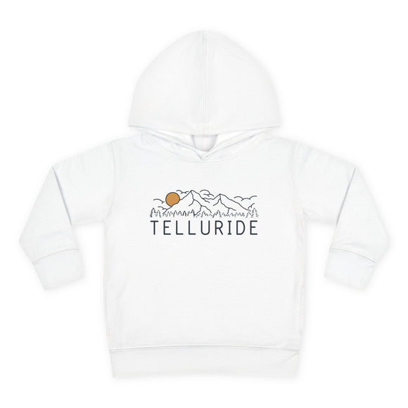 Telluride, Colorado Toddler Hoodie - Unisex Telluride Toddler Sweatshirt