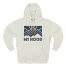 Mt Hood, Oregon Hoodie - Retro Mountain Unisex Sweatshirt-1
