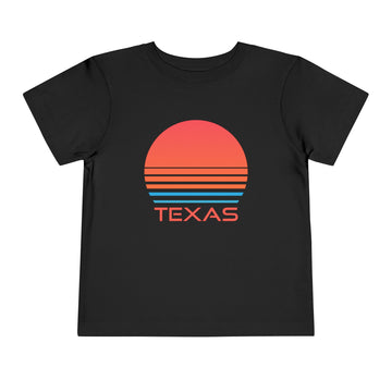 Buy black Texas Toddler T-Shirt - Retro 80s Unisex Toddler Texas Shirt