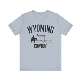 Buy light-blue Wyoming Cowboy T Shirt - Wyoming Graphic Tee