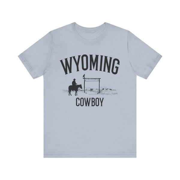 Wyoming Cowboy T Shirt - Wyoming Graphic Tee