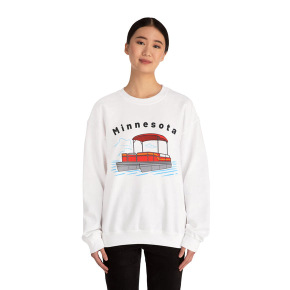 Minnesota Sweatshirt - Pontoon Boat Sweatshirt