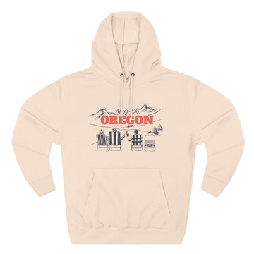 Buy pale-pink Premium Oregon Après-ski Hoodie - Unisex Sweatshirt