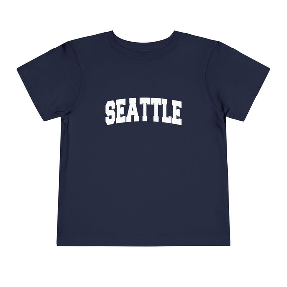 Seattle, Washington Toddler Graphic Tee - Kids Seattle Vacation Shirt