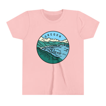 Buy pink Oregon Youth T-Shirt - Unisex Kids Oregon Shirt