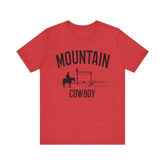 Mountain Cowboy T Shirt - Mountain Graphic Tee