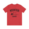 Mountain Cowboy T Shirt - Mountain Graphic Tee