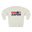 Premium Aspen, Colorado Mountain Lines Graphic Sweatshirt-1
