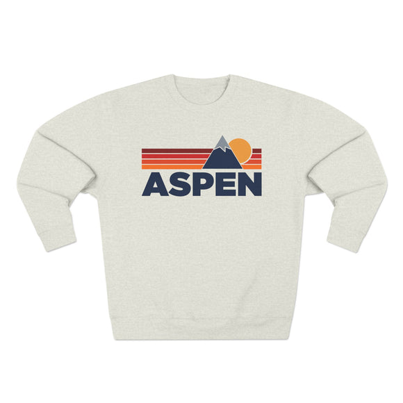 Premium Aspen, Colorado Mountain Lines Graphic Sweatshirt