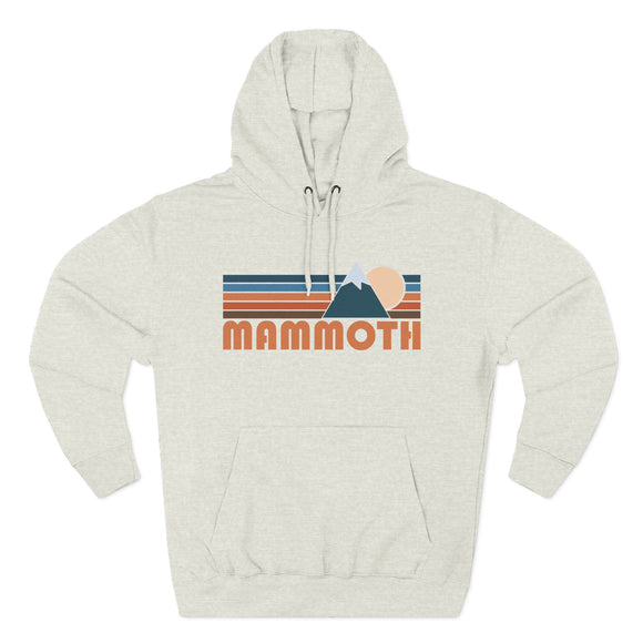 Mammoth, California Hoodie - Retro Mountain Unisex Sweatshirt