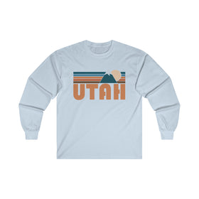 Utah Long Sleeve Shirt - Retro Unisex Utah Long Sleeve Tee