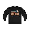 Utah Long Sleeve Shirt - Retro Unisex Utah Long Sleeve Tee