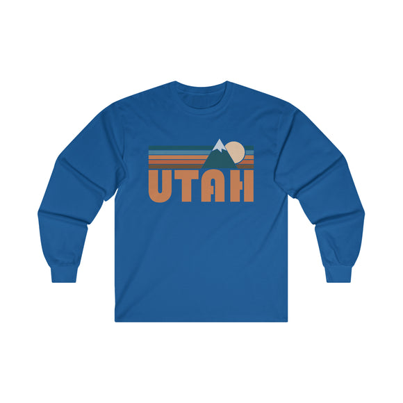 Utah Long Sleeve Shirt - Retro Unisex Utah Long Sleeve Tee