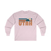 Utah Long Sleeve Shirt - Retro Unisex Utah Long Sleeve Tee