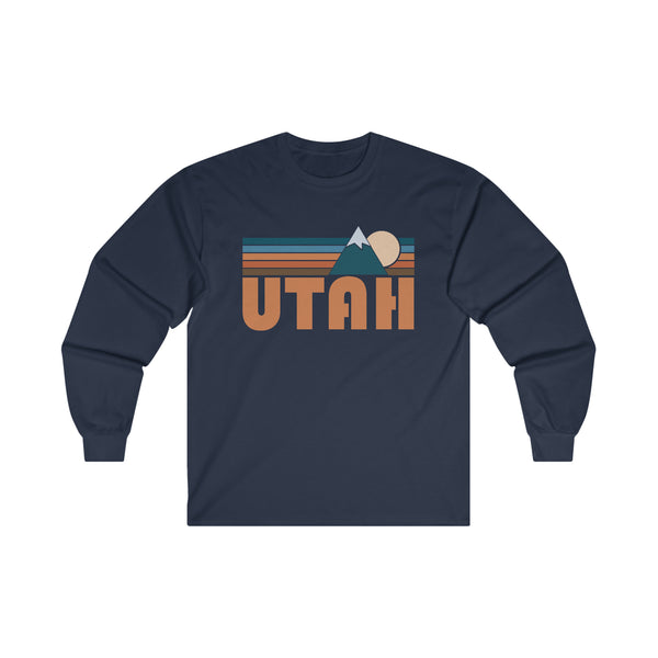 Utah Long Sleeve Shirt - Retro Unisex Utah Long Sleeve Tee