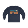 Utah Long Sleeve Shirt - Retro Unisex Utah Long Sleeve Tee