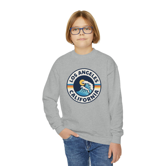 Los Angeles, California Youth Sweatshirt - Unisex Kid's Los Angeles Crewneck Sweatshirt