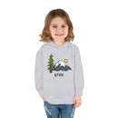 Utah Toddler Hoodie - Unisex Mountain Utah Toddler Sweatshirt-11