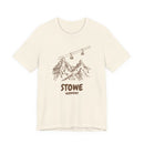 Stowe, Vermont Mountain T-Shirt — Vintage Gondola Ski Mountain Tee-1